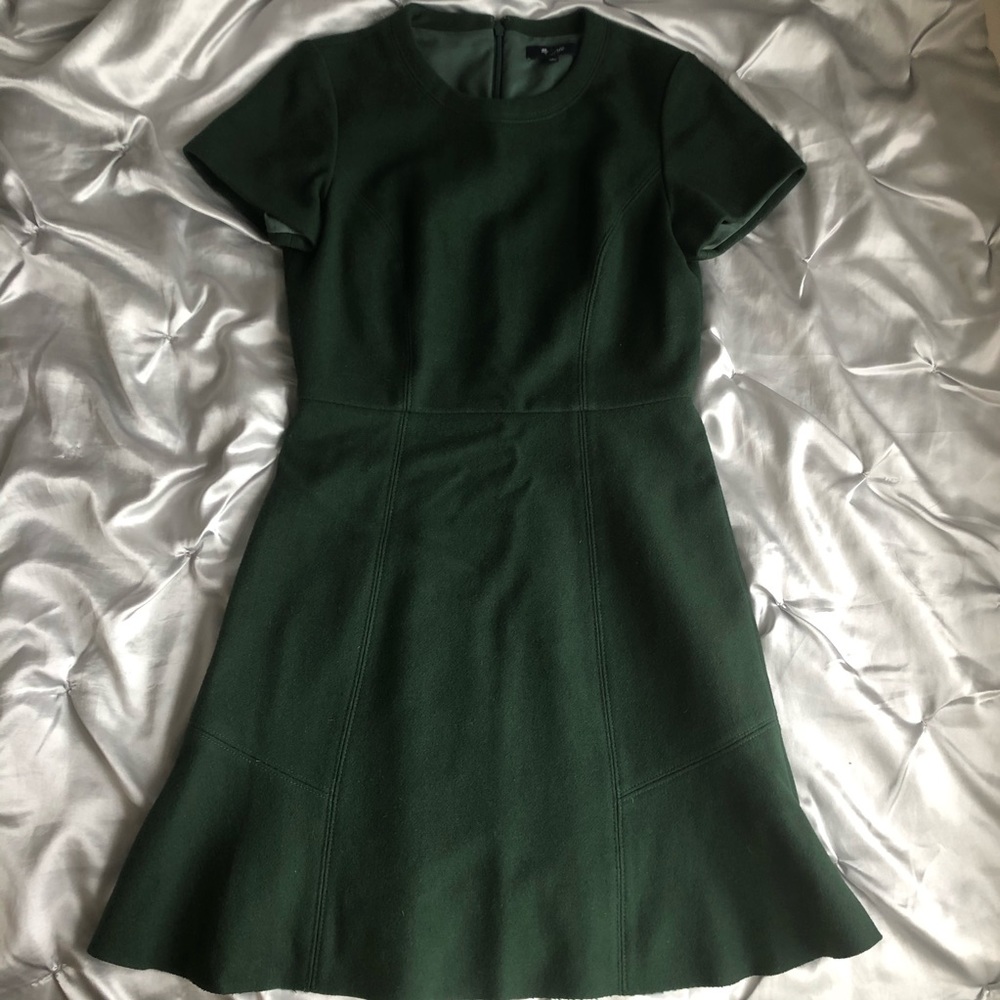 Madewell green wool dress Size 2